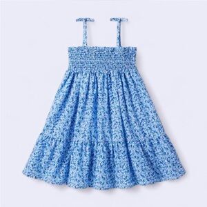 Janie and Jack Blue Floral Sundress